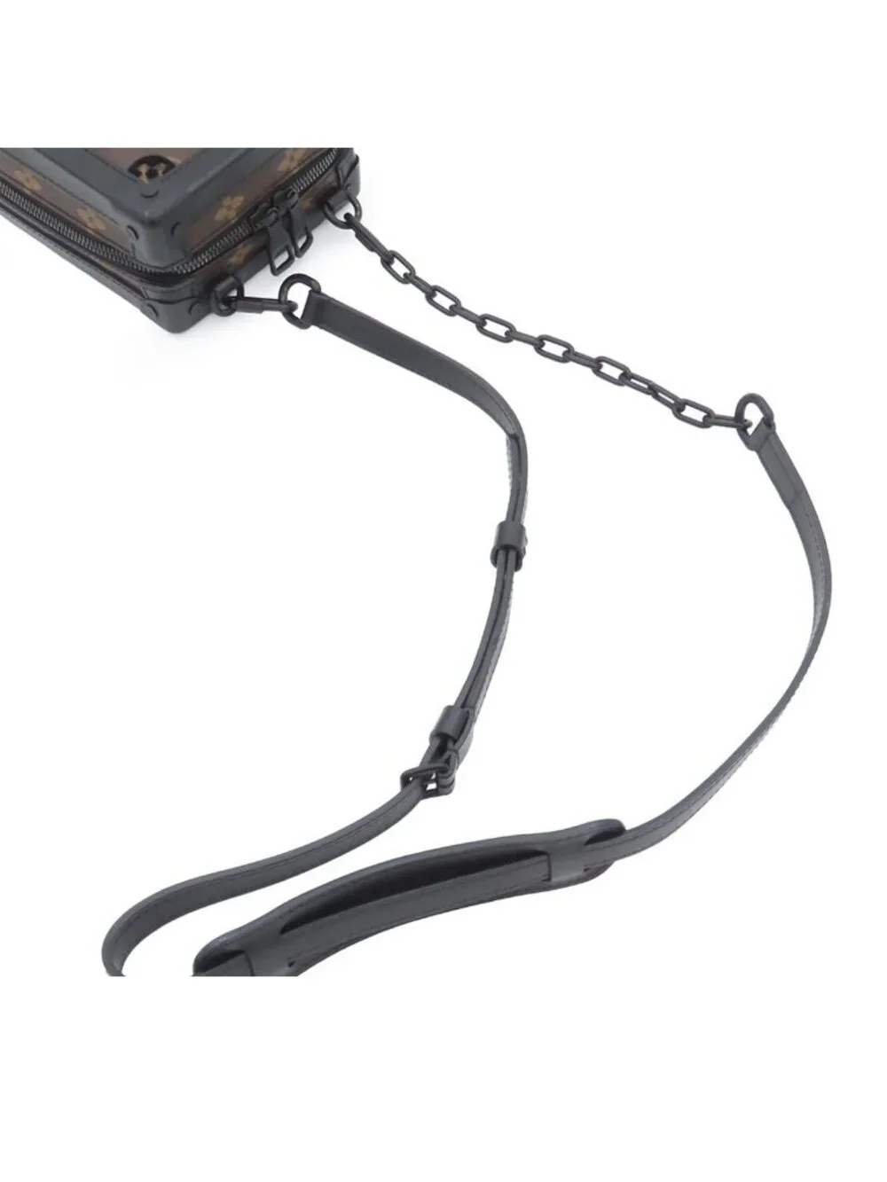 Louis Vuitton Vertical Soft Trunk Noir Monogram Tuffetage